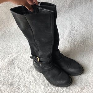 Steve Madden Women Knee High Black Boots Size 7